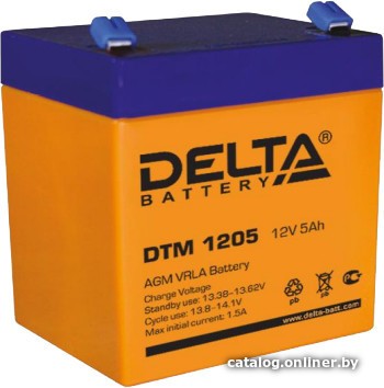 Аккумулятор для ИБП Delta DTM 1205 (12В/5 А·ч) - фото1