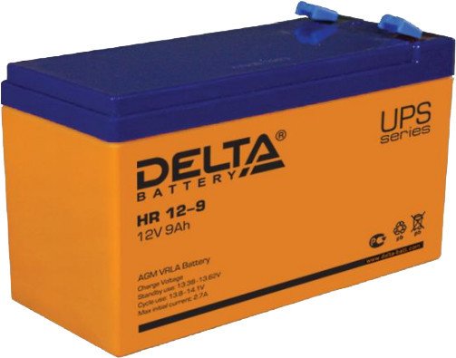 Аккумулятор для ИБП Delta HR 12-9 (12В/9 А·ч) - фото1