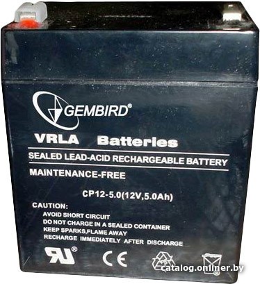 Аккумулятор для ИБП Gembird BAT-12V5AH - фото1