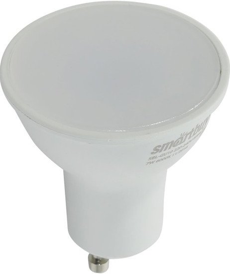 Светодиодная лампа SmartBuy MR16 GU10 7 Вт 6000 К [SBL-GU10-07-60K-N] - фото1
