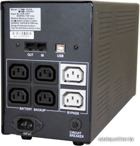 Источник бесперебойного питания Powercom Imperial IMP-1025AP 1025VA фото-3 Источник бесперебойного питания Powercom Imperial IMP-1025AP 1025VA фото-3