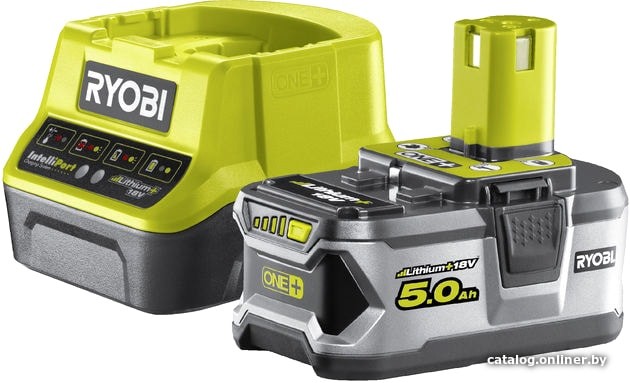 Аккумулятор с зарядным устройством Ryobi RC18120-150 ONE+ 5133003366 (18В/5.0 а*ч + 18В) - фото1