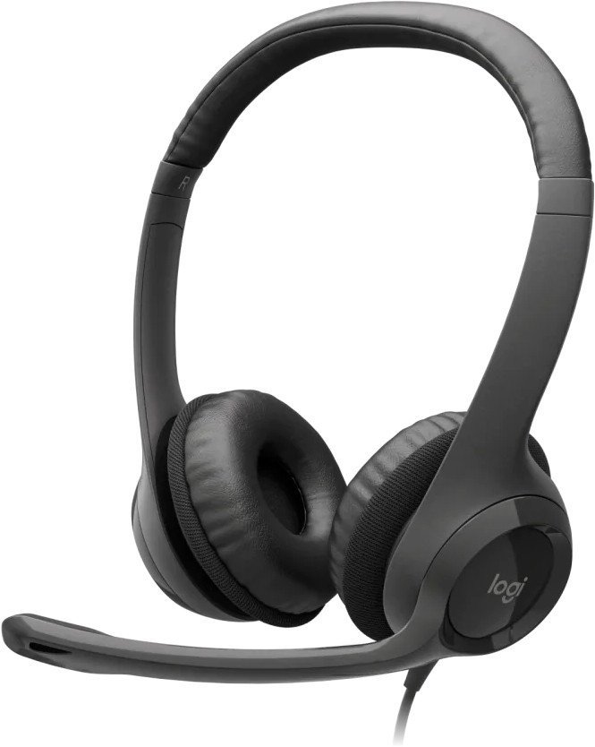 Офисная гарнитура Logitech H390 (черный) - фото1