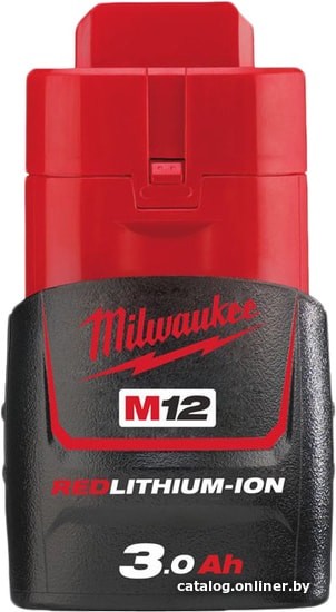Аккумулятор Milwaukee M12B3 (12В/3 Ah) - фото1