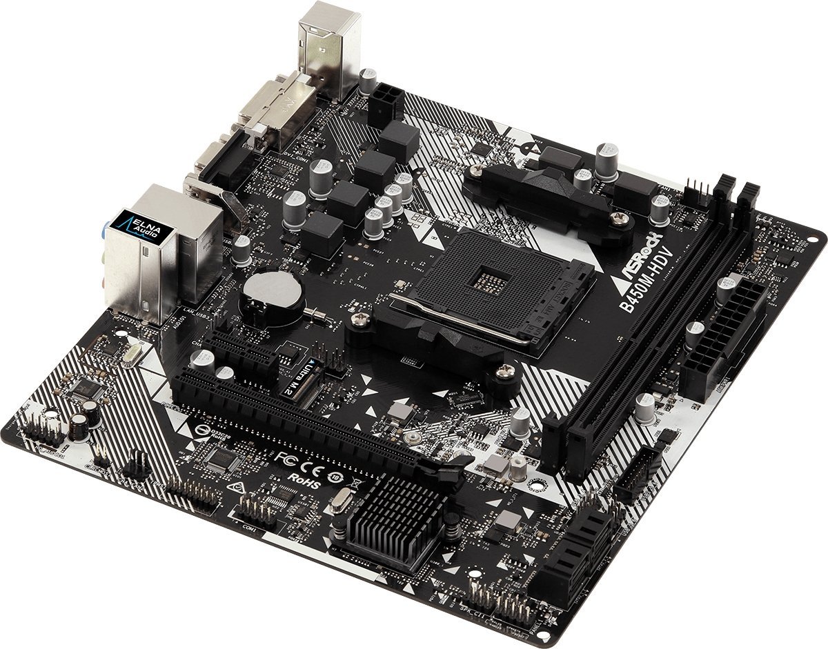 Материнская плата ASRock B450M-HDV R4.0 - фото2