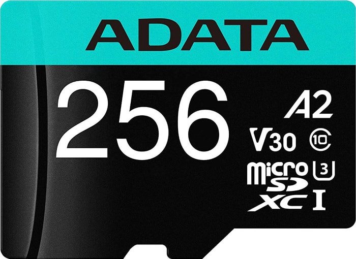 Карта памяти A-Data Premier Pro AUSDX256GUI3V30SA2-RA1 microSDXC 256GB (с адаптером) - фото2 Карта памяти A-Data Premier Pro AUSDX256GUI3V30SA2-RA1 microSDXC 256GB (с адаптером) - фото2