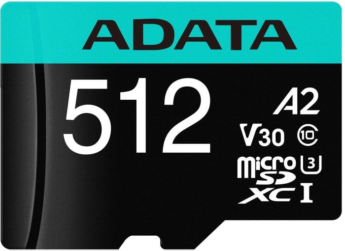 Карта памяти A-Data Premier Pro AUSDX512GUI3V30SA2-RA1 microSDXC 512GB (с адаптером) - фото2 Карта памяти A-Data Premier Pro AUSDX512GUI3V30SA2-RA1 microSDXC 512GB (с адаптером) - фото2