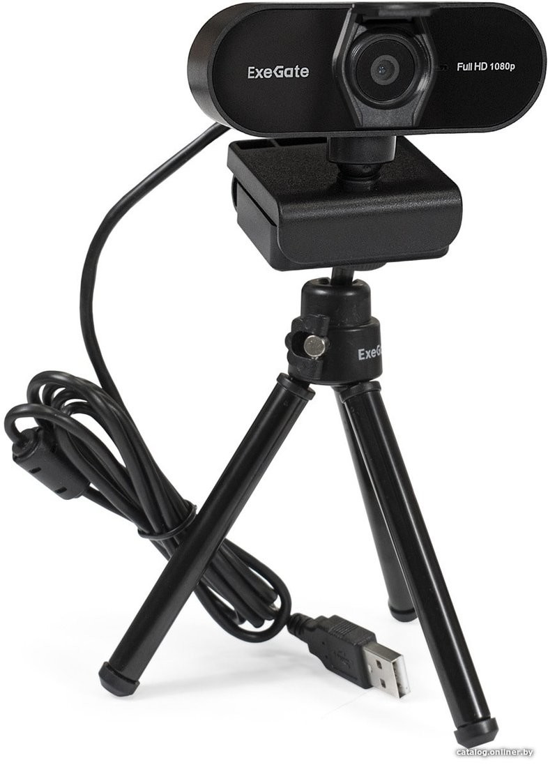 Веб-камера ExeGate Stream C925 FullHD T-Tripod - фото2