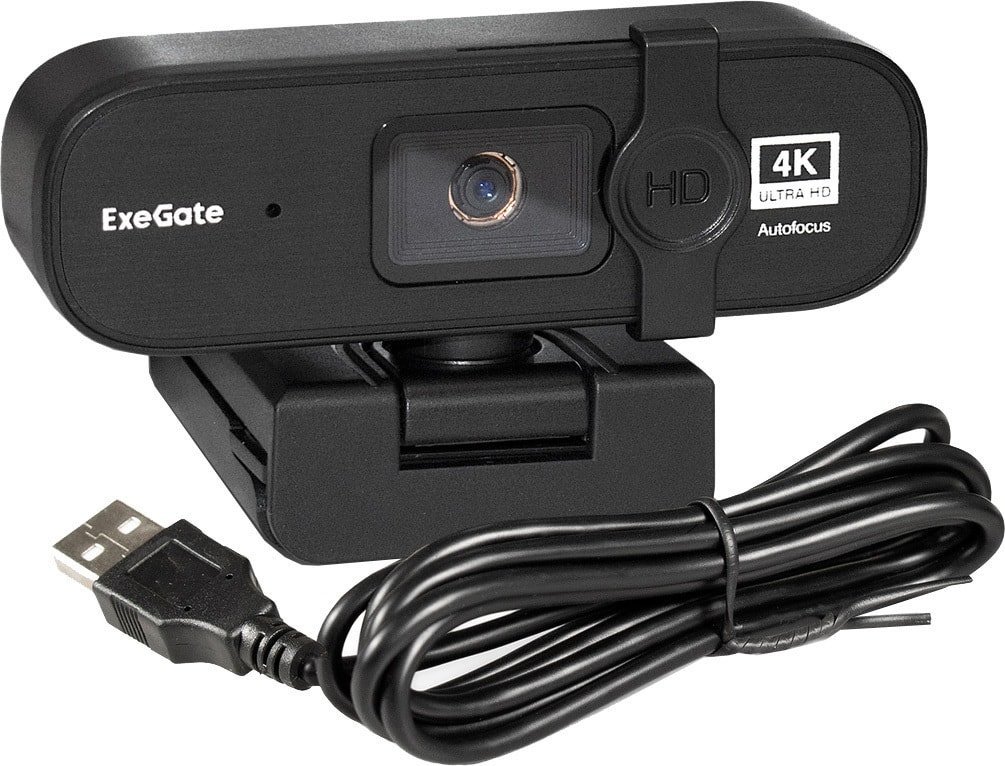 Веб-камера ExeGate Stream HD 4000 4K UHD T-Tripod - фото1