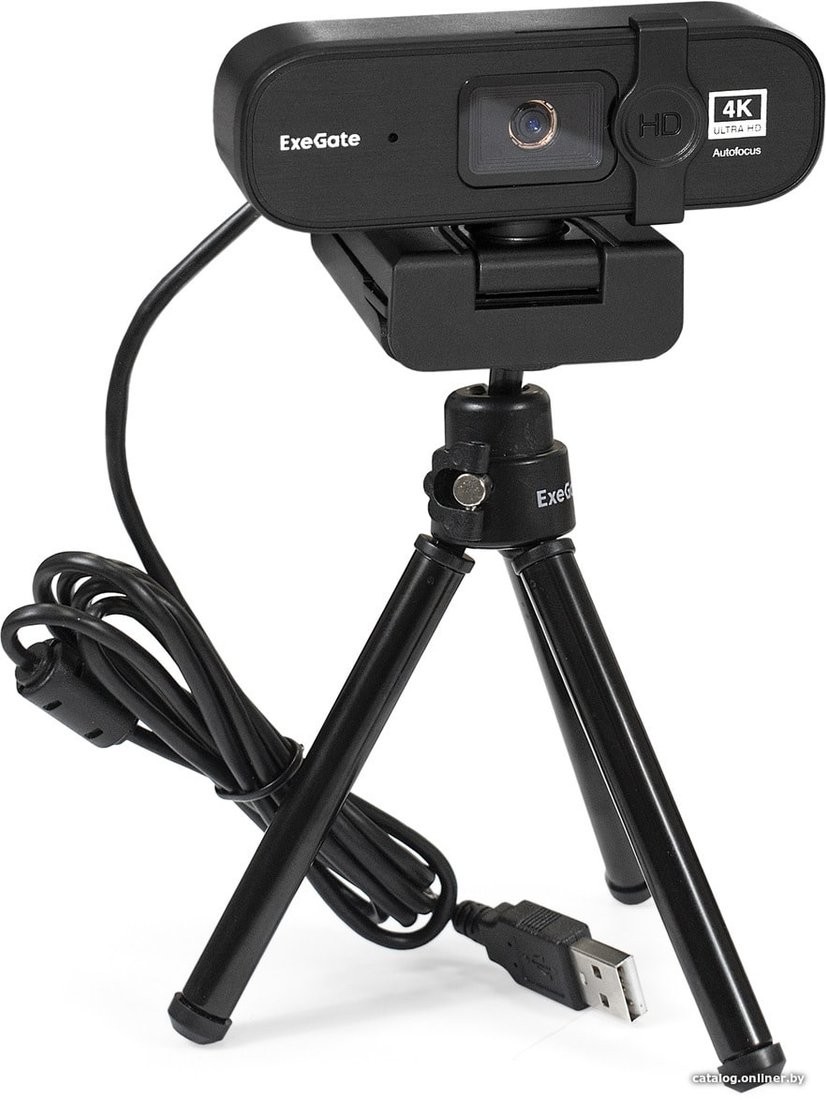 Веб-камера ExeGate Stream HD 4000 4K UHD T-Tripod - фото2