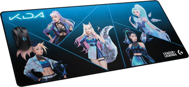 Коврик для стола Logitech G840 K/DA League of Legends Edition - фото1