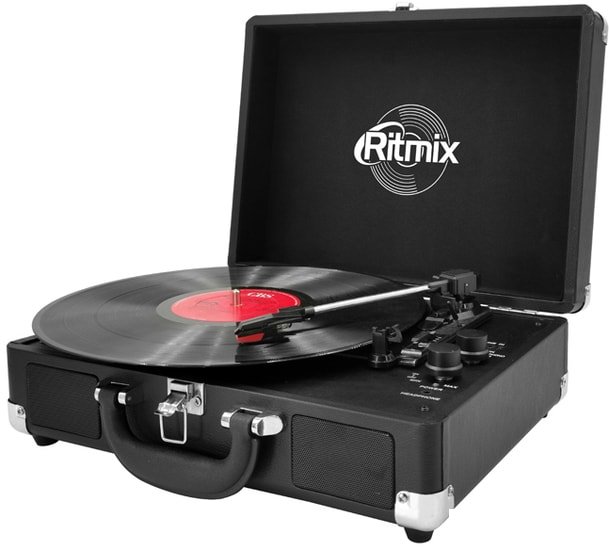 Виниловый проигрыватель Ritmix LP-120B (черный) фото-2 Виниловый проигрыватель Ritmix LP-120B (черный) фото-2