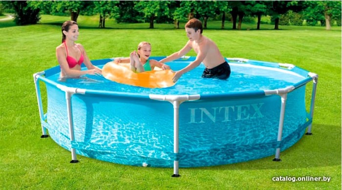 Каркасный бассейн Intex Metal Frame Beachside 28208 (305х76) - фото2
