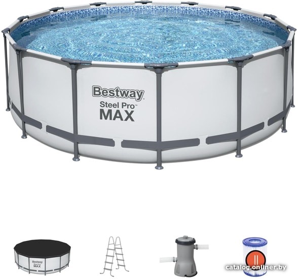 Каркасный бассейн Bestway Steel Pro Max 5612X (427x122) - фото1