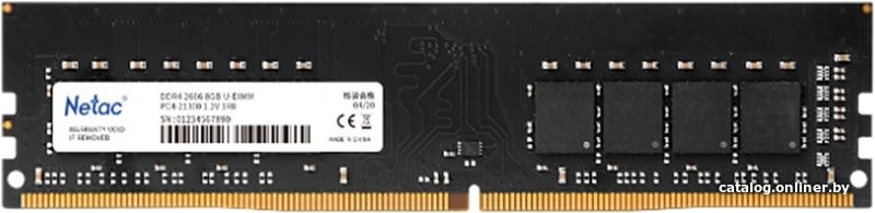 Оперативная память Netac Basic 16GB DDR4 PC4-25600 NTBSD4P32SP-16 - фото1 Оперативная память Netac Basic 16GB DDR4 PC4-25600 NTBSD4P32SP-16 - фото1