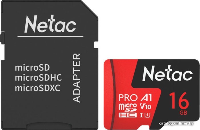 Карта памяти Netac P500 Extreme Pro 16GB NT02P500PRO-016G-R (с адаптером) - фото1 Карта памяти Netac P500 Extreme Pro 16GB NT02P500PRO-016G-R (с адаптером) - фото1