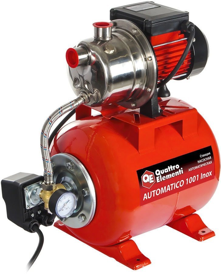 Насосная станция Quattro Elementi Automatico 1001 Inox - фото1