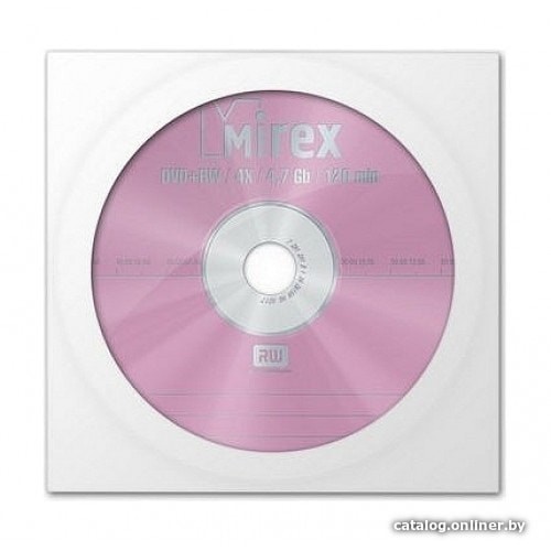 DVD+RW диск Mirex 4.7Gb 4x Mirex конверт UL130022A4C - фото2 DVD+RW диск Mirex 4.7Gb 4x Mirex конверт UL130022A4C - фото2