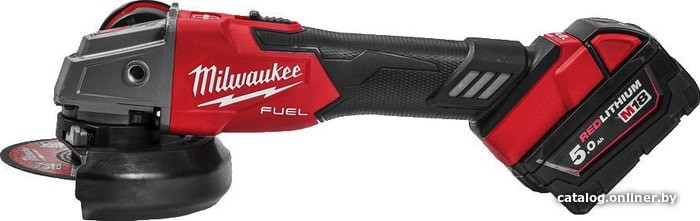 Угловая шлифмашина Milwaukee M18 FSAG125XB-502X Fuel 4933478430 (с 2-мя АКБ) - фото2