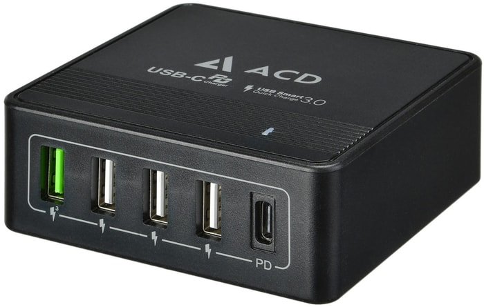 Сетевое зарядное ACD ACD-P605U-V1B - фото1