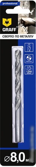 Сверло GRAFF 7280117 - фото1