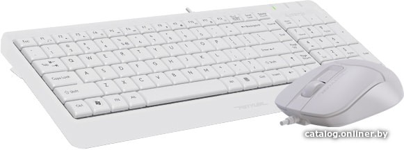 Клавиатура + мышь A4Tech Fstyler F1512 (белый) - фото2