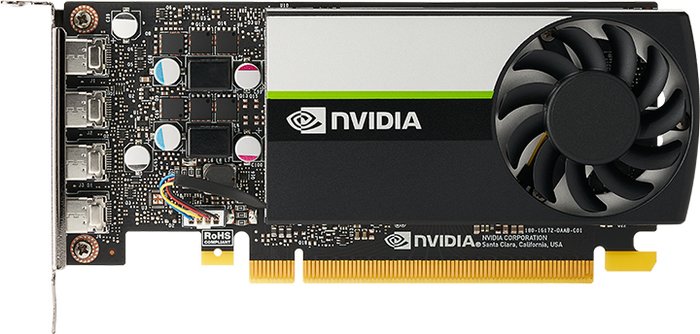 Видеокарта PNY Nvidia T1000 8GB GDDR6 VCNT1000-8GB-SB - фото1 Видеокарта PNY Nvidia T1000 8GB GDDR6 VCNT1000-8GB-SB - фото1