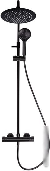 Душевая система Rubineta Olo BK + Thermo-15 BK 625038 - фото1
