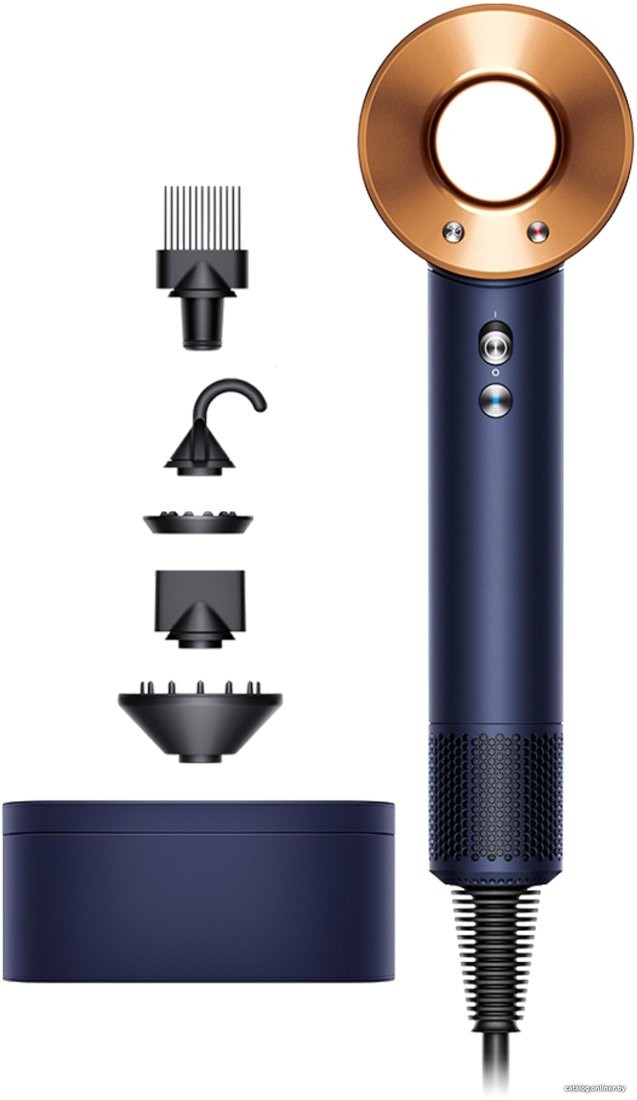 Фен Dyson HD07 Supersonic (евровилка, берлинская лазурь/медный) - фото1