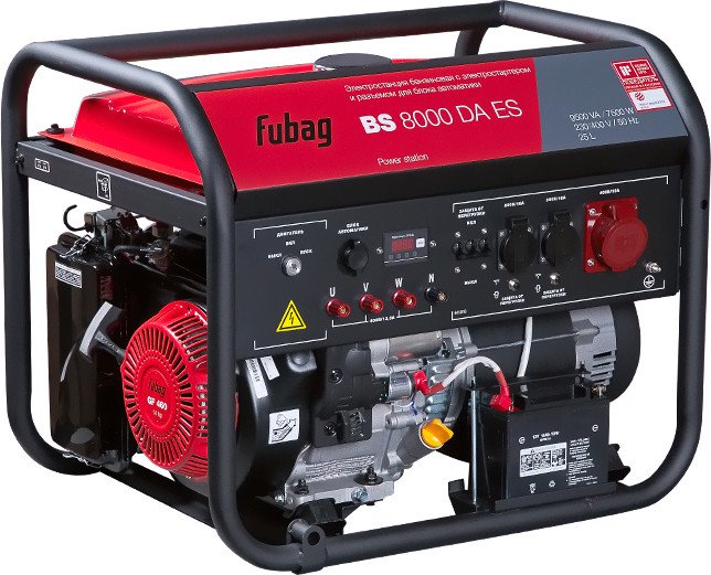 Бензиновый генератор Fubag BS 8000 DA ES - фото1