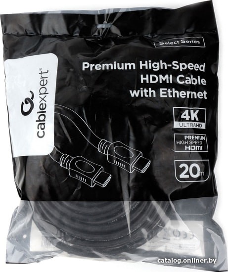 Кабель Cablexpert CC-HDMI4L-10M HDMI - HDMI (10 м, черный) - фото2