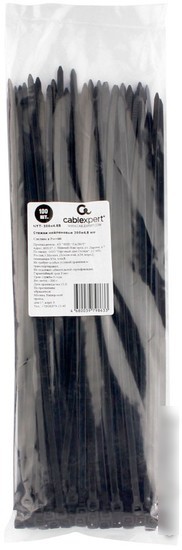 Стяжка для кабеля Cablexpert NYT-300x4.8B (100шт) Стяжка для кабеля Cablexpert NYT-300x4.8B (100шт)