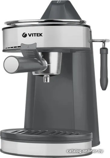 Рожковая бойлерная кофеварка Vitek VT-1524 (черный/серебристый) - фото1