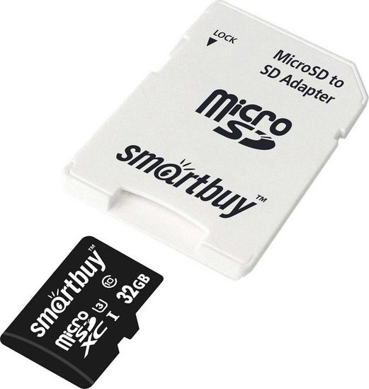 Карта памяти SmartBuy microSDXC SB32GBSDCL10U3L-01 32GB - фото1