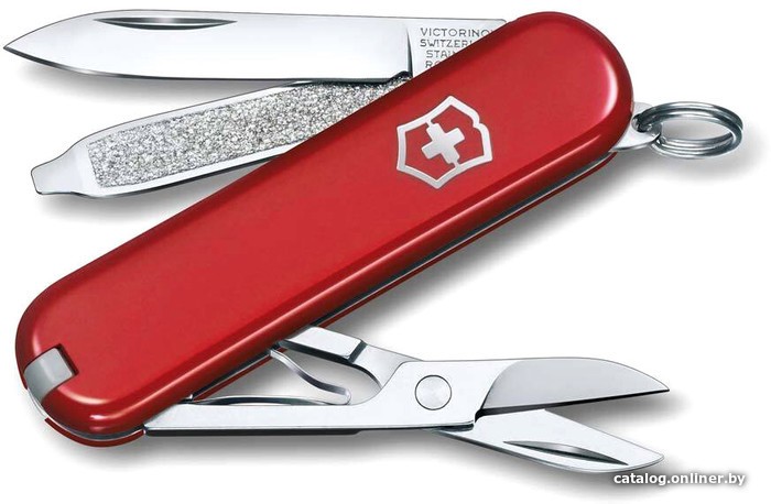 Нож-брелок Victorinox Classic Style Icon 0.6223.G (красный) - фото1