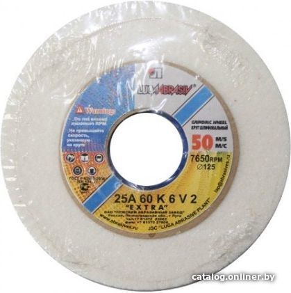 Шлифовальный круг LugaAbrasiv 200х20х32 25A 90 K-L 6 V 50 - фото1