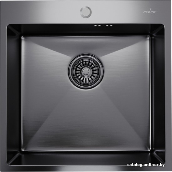 Кухонная мойка Mixline 547230 (черный графит, 3 мм) - фото1