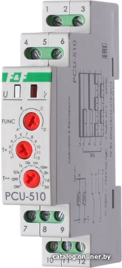 Реле времени Евроавтоматика F&F PCU-510 EA02.001.009 - фото1