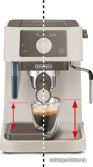 Рожковая помповая кофеварка DeLonghi Stilosa EC235.CR - фото2