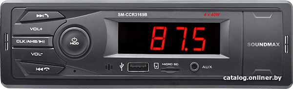 USB-магнитола Soundmax SM-CCR3169B - фото1