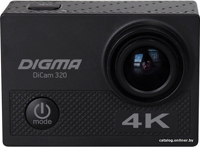 Экшен-камера Digma DiCam 320 DC320 (черный) - фото1