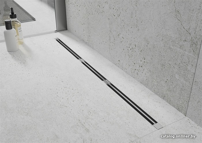 Трап/канал Mexen Flat 360 Super Slim Chrome 1051060 - фото2