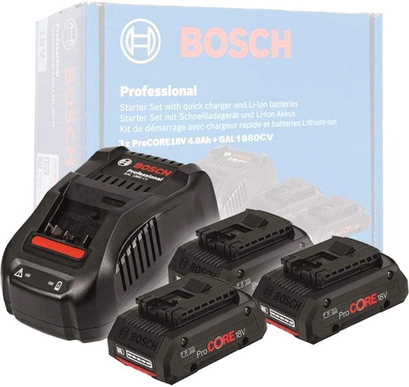 Аккумулятор с зарядным устройством Bosch ProCORE Professional 0615990N2G (18В/4 Ah + 14.4-18В) - фото1