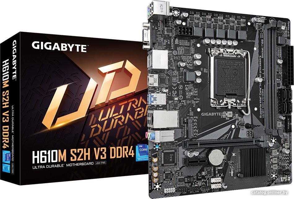 Материнская плата Gigabyte H610M S2H V3 DDR4 (rev. 1.0) - фото2