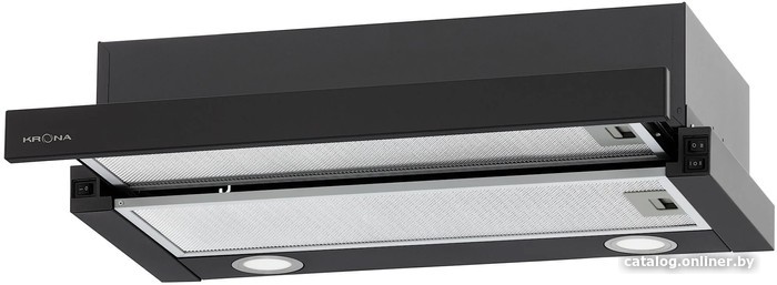 Кухонная вытяжка Krona Kamilla T 600 (черный) - фото1 Кухонная вытяжка Krona Kamilla T 600 (черный) - фото1