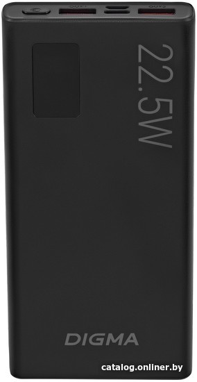 Внешний аккумулятор Digma DGPF10A 10000mAh (черный) - фото1