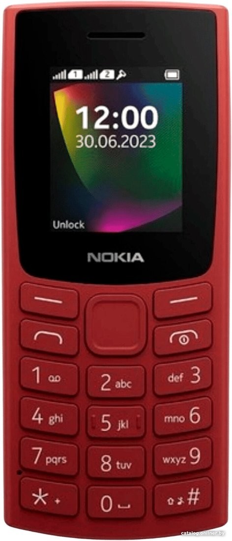 Кнопочный телефон Nokia 106 (2023) Dual SIM TA-1564 (красный) - фото2