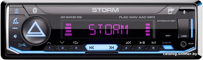 USB-магнитола Aura Storm-515BT - фото1