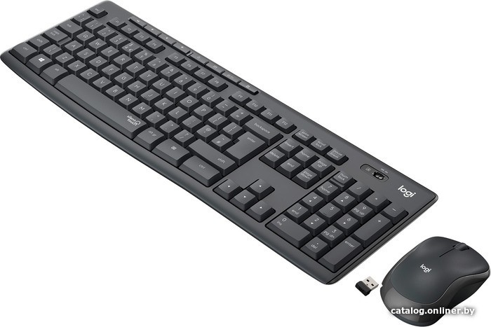Офисный набор Logitech MK295 Silent Wireless Combo 920-009813 (графитовый) - фото2