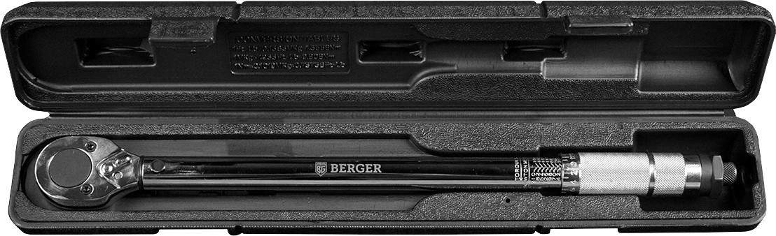 Гаечный ключ Berger Динамометрический щелчкового типа 1/2" 28-210Нм BG2158 - фото1